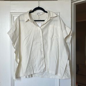 Frankie shop button down with open sides